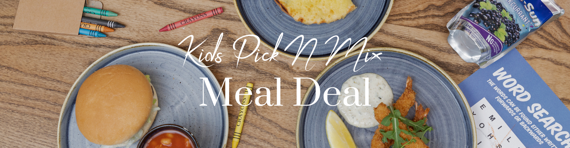 Kids Meal Deal available at The Old Swan 